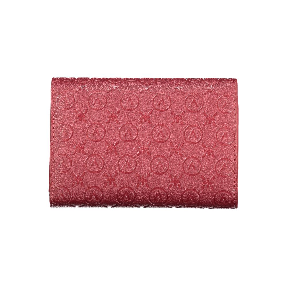 Mario Valentino Rosso Polyurethane Woman Wallet
