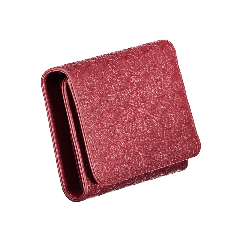 Mario Valentino Rosso Polyurethane Woman Wallet