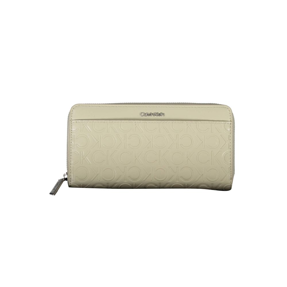 Portfel damski Calvin Klein Beige Polyethylene