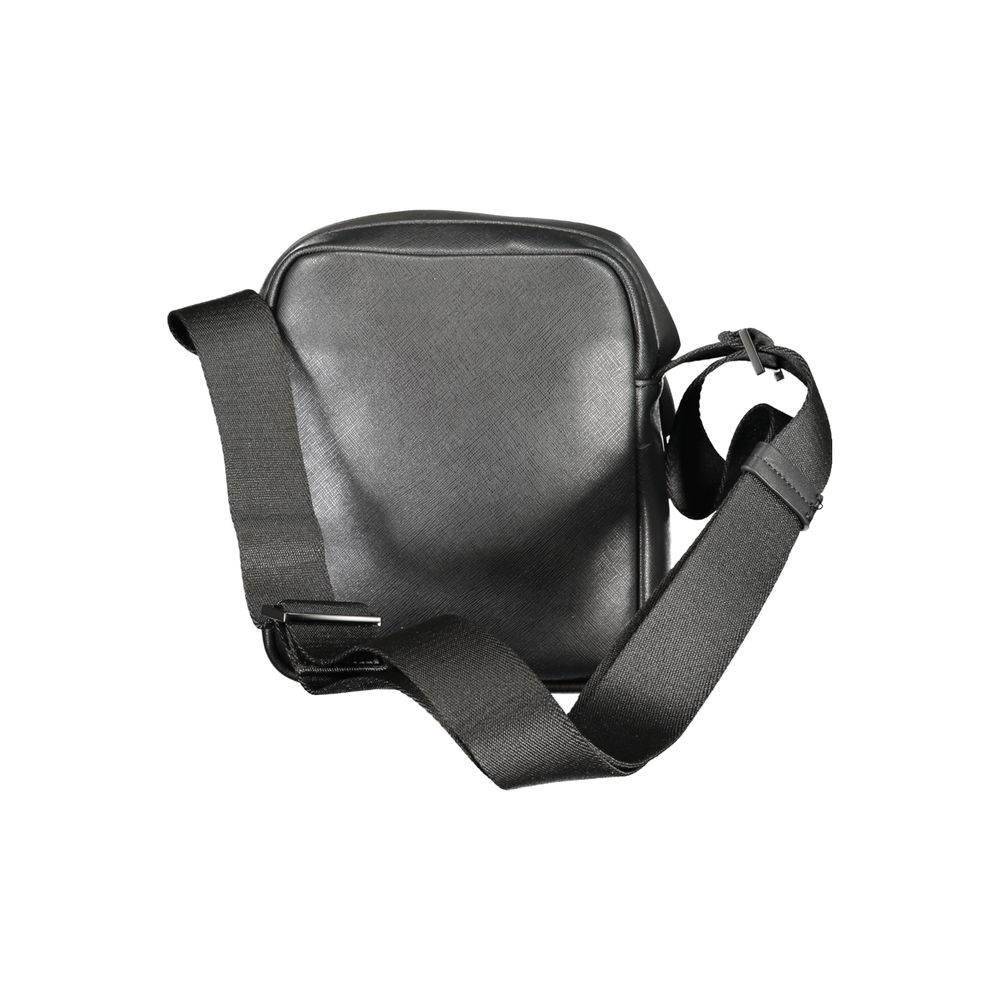 Czarna poliestrowa torba męska na ramię Calvin Klein