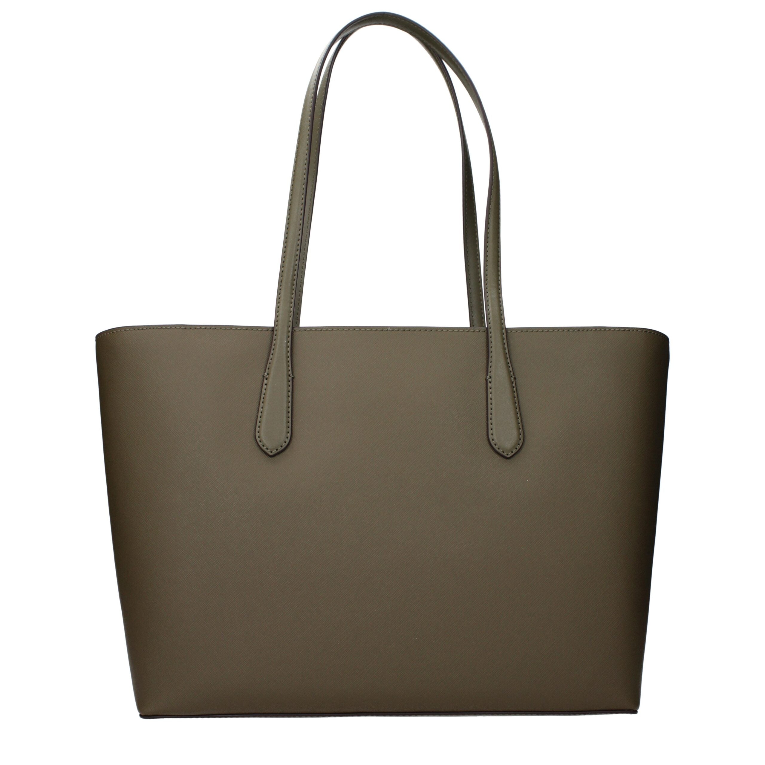 Zielona torba na ramię z materiału Michael Kors