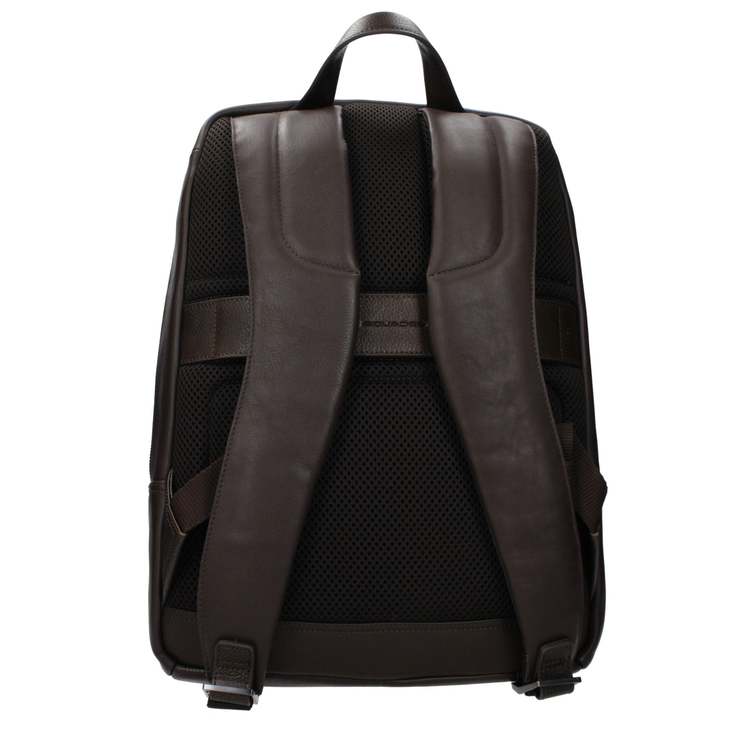 Piquadro Brown Leather Backpack
